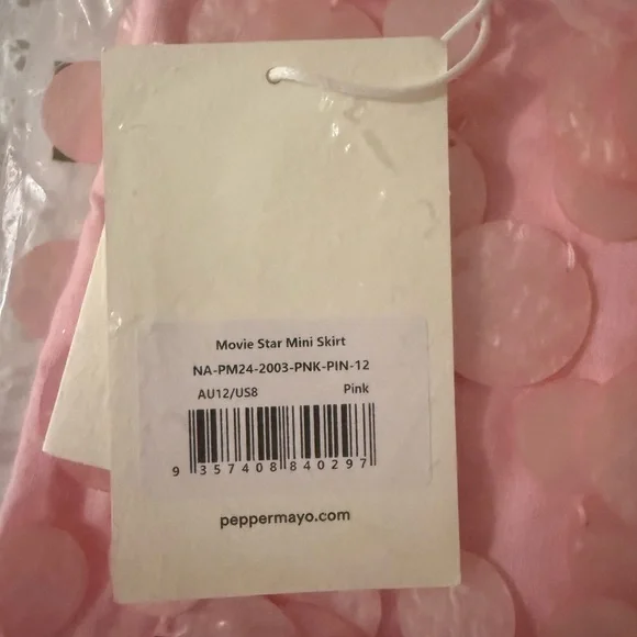 Peppermayo Movie Star Mini Skirt - Pink - Picture 2 of 7